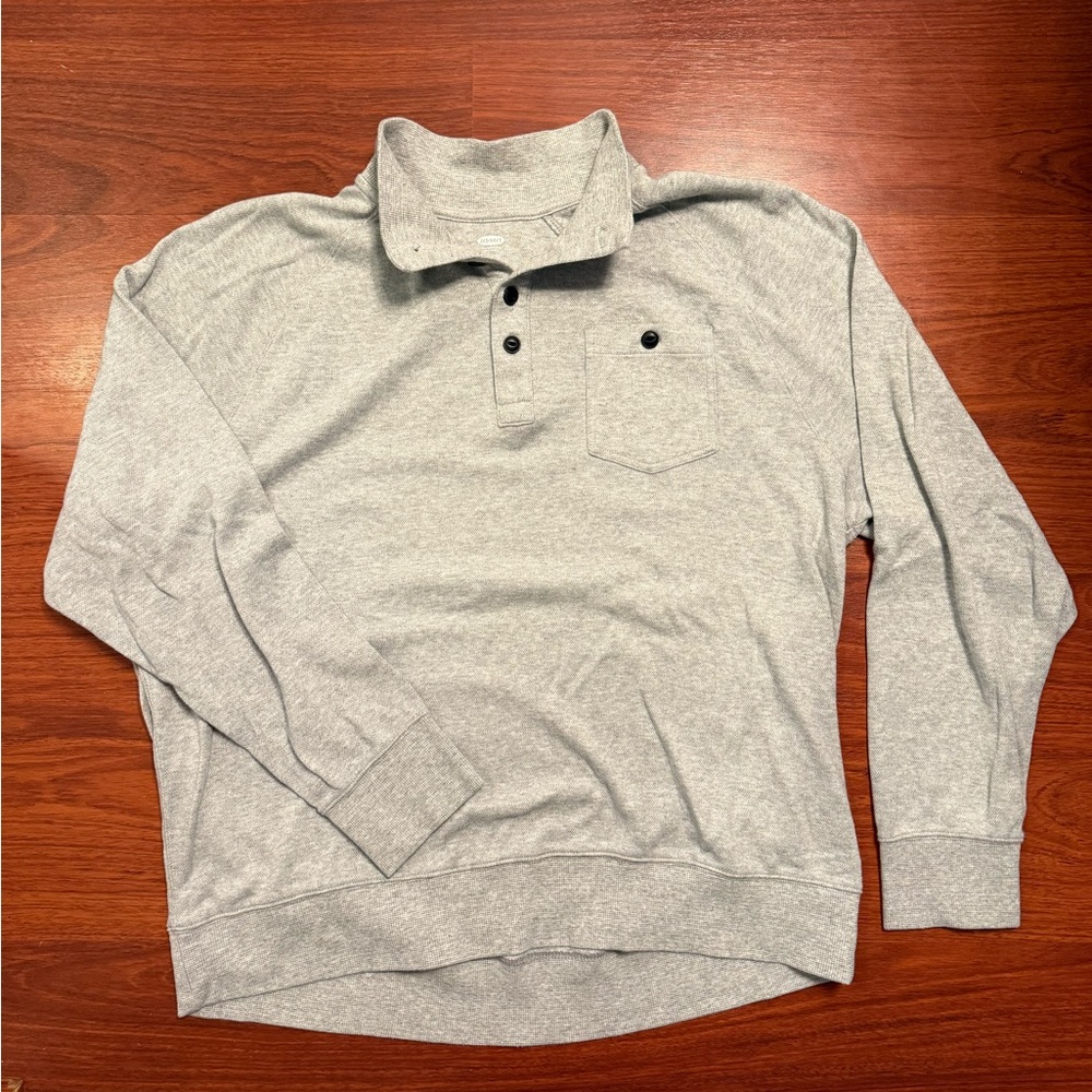Old Navy Heather Gray Men's Sweater - XXL